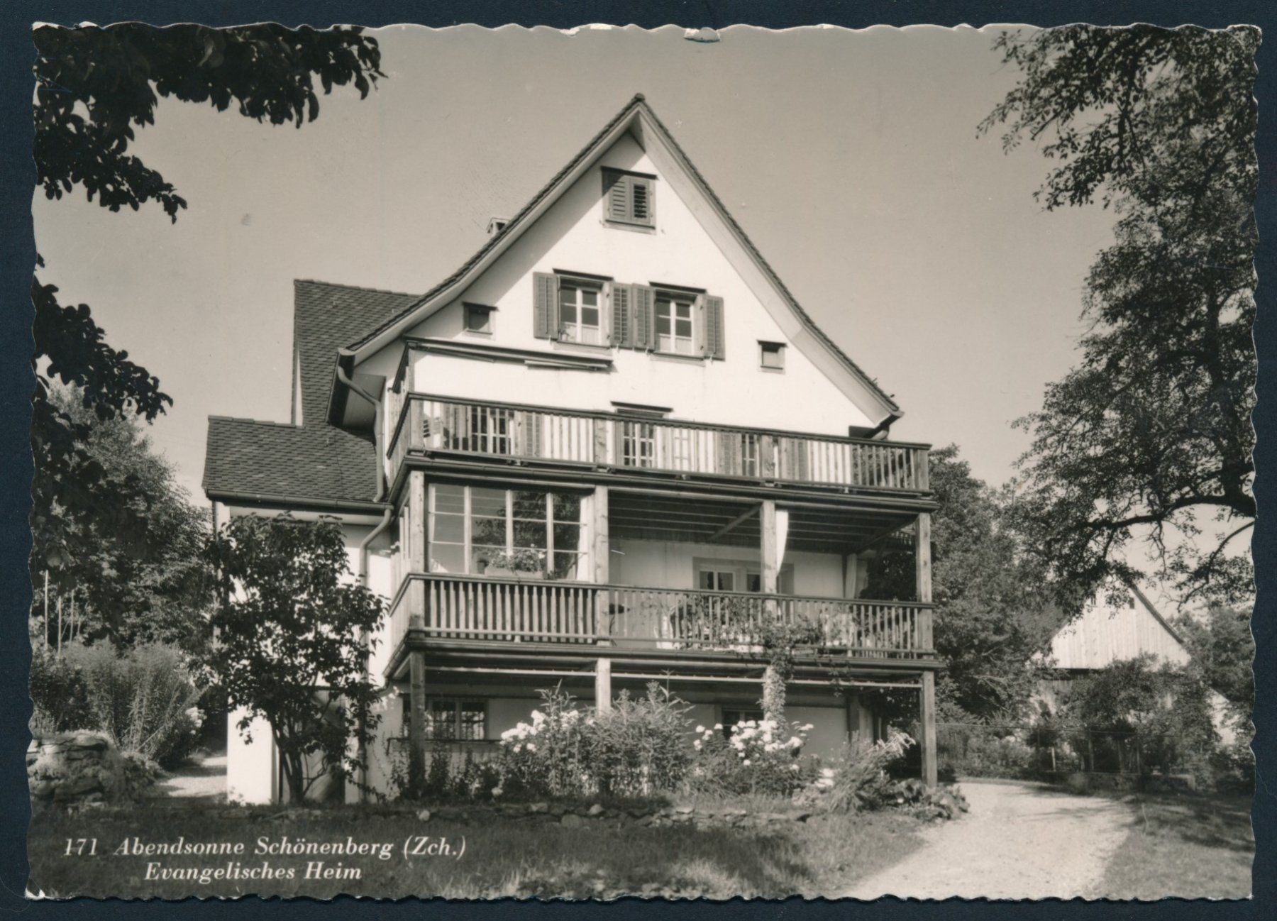 Cartoline postali: AK: Abendsonne in Schönenberg ZH – Usato da Bonau venduto da Profila3