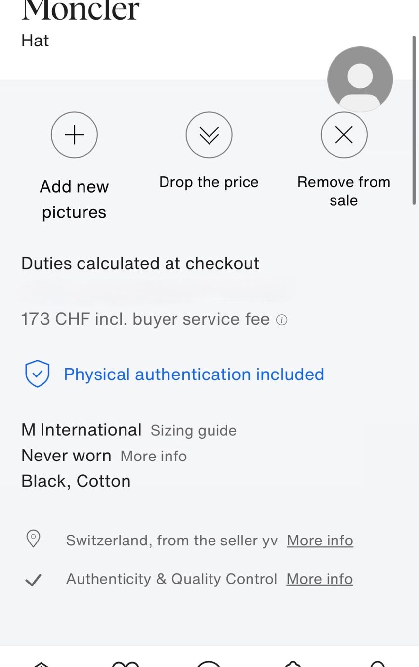 Moncler Hüte, Mützen & Caps: Moncler Logo Hat – Neu (gemäss Beschreibung) aus Origlio von sto_2pxf 7