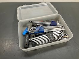 Posten div. neuer & gebr. Imbusschlüssel/Sets m. Box ab 1.-