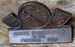 Auszeichnung Course d‘orientation de nuit Fribourg 1956