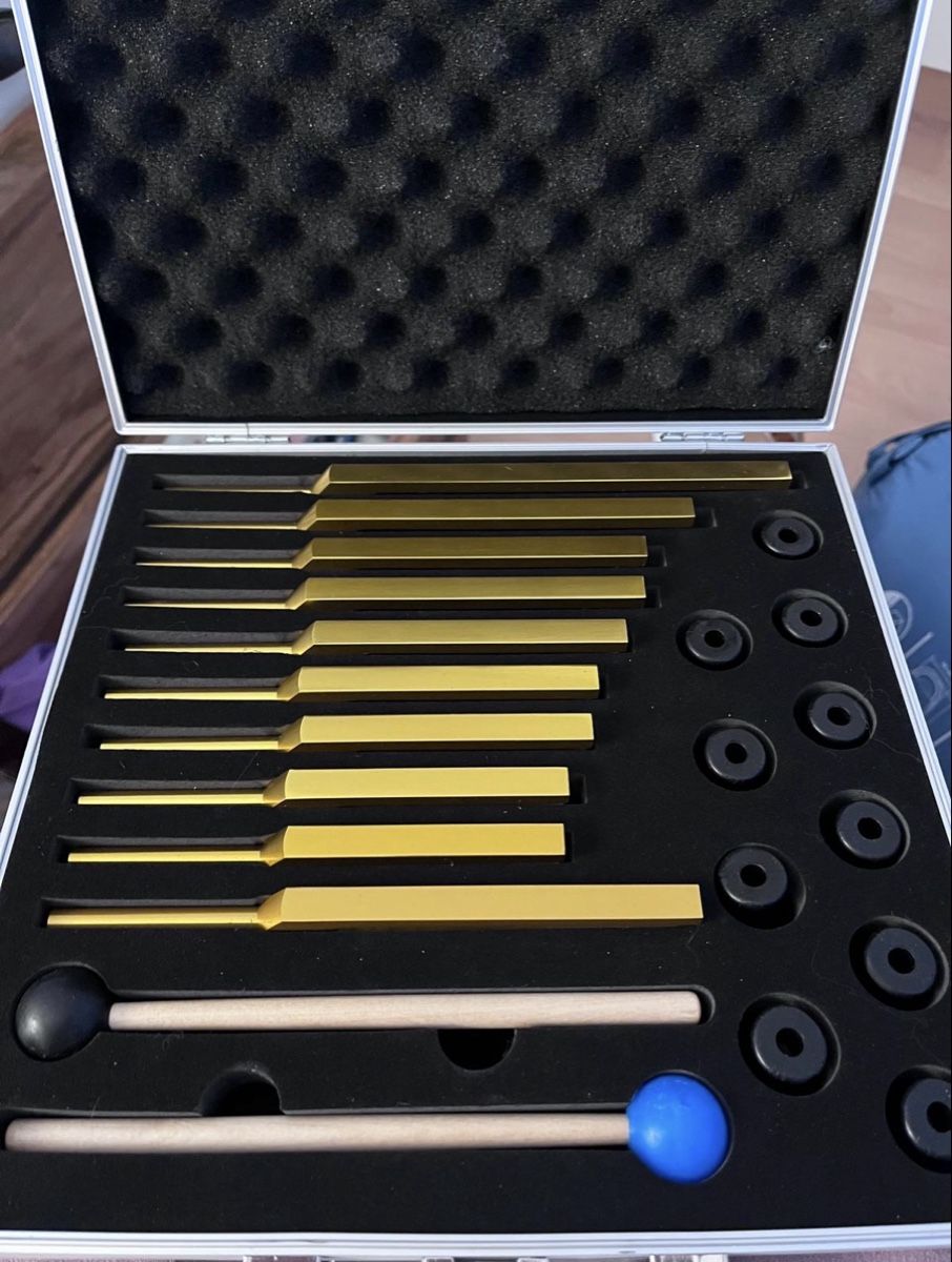 Strumenti musicali: Stimmgabel-Set mit Koffer 10-teilig – Usato da Rorschach venduto da nan_8rts 1