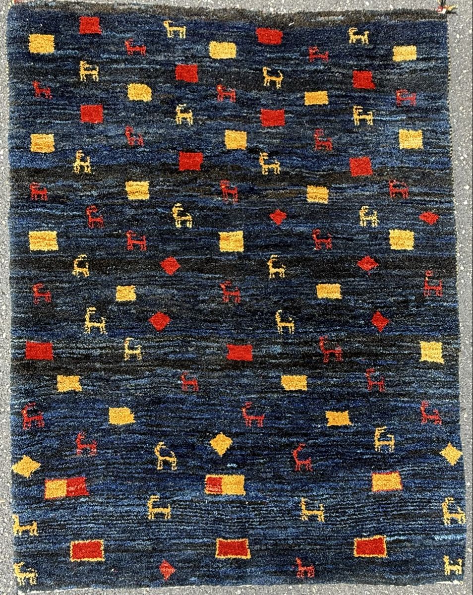 Gabbeh Tappeti: Wunderschöner Orientteppich Gabbeh 144x112.cm – Usato da Sempach venduto da Star7