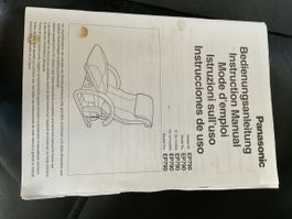 Massagesessel Panasonic EP790 schwarz mit Fernbedienung