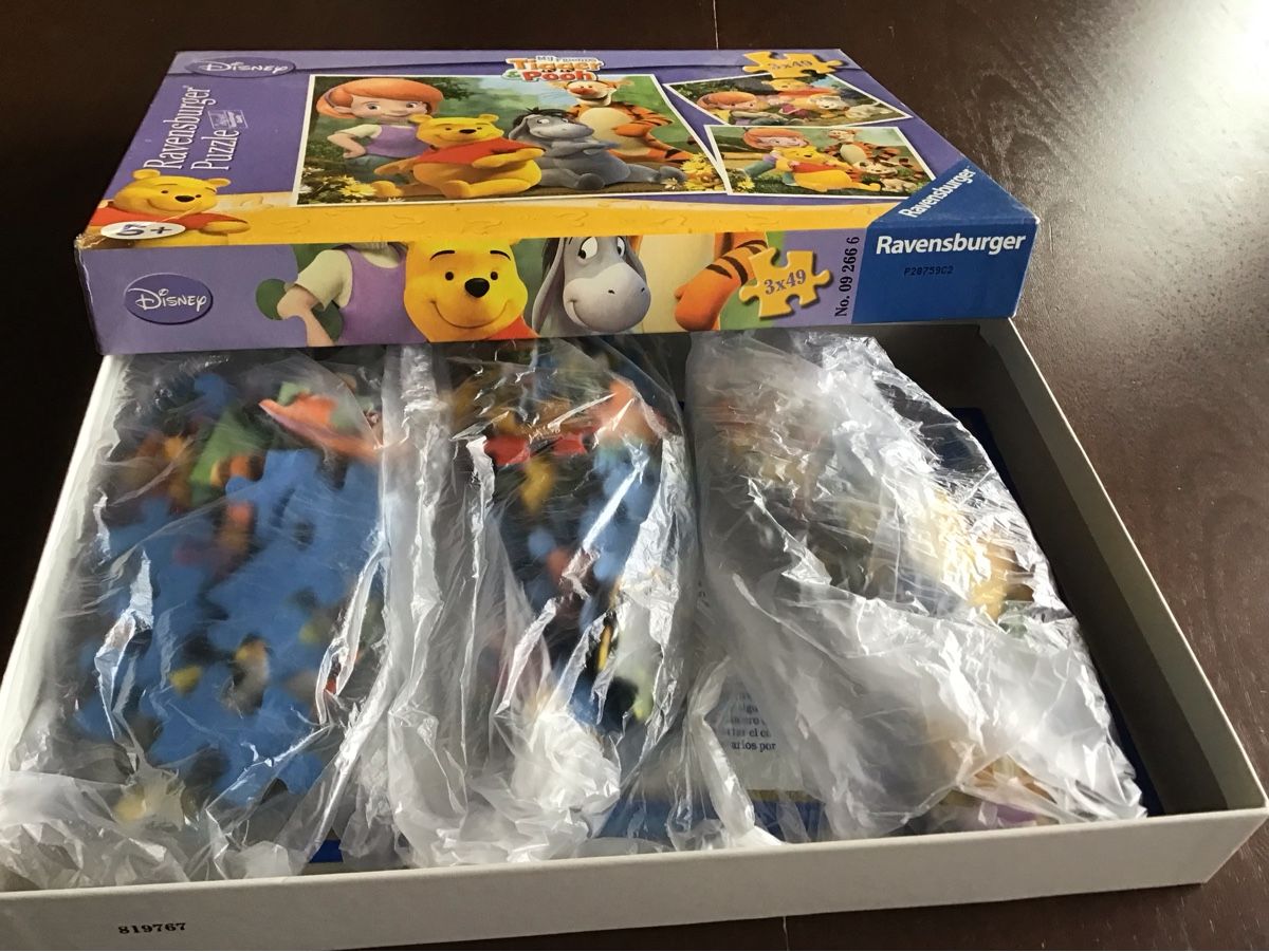 Ravensburger Puzzles: Ravensburger Puzzle Winnie Pooh 3x49 Teile – Gebraucht aus Greifensee von staebli82 1