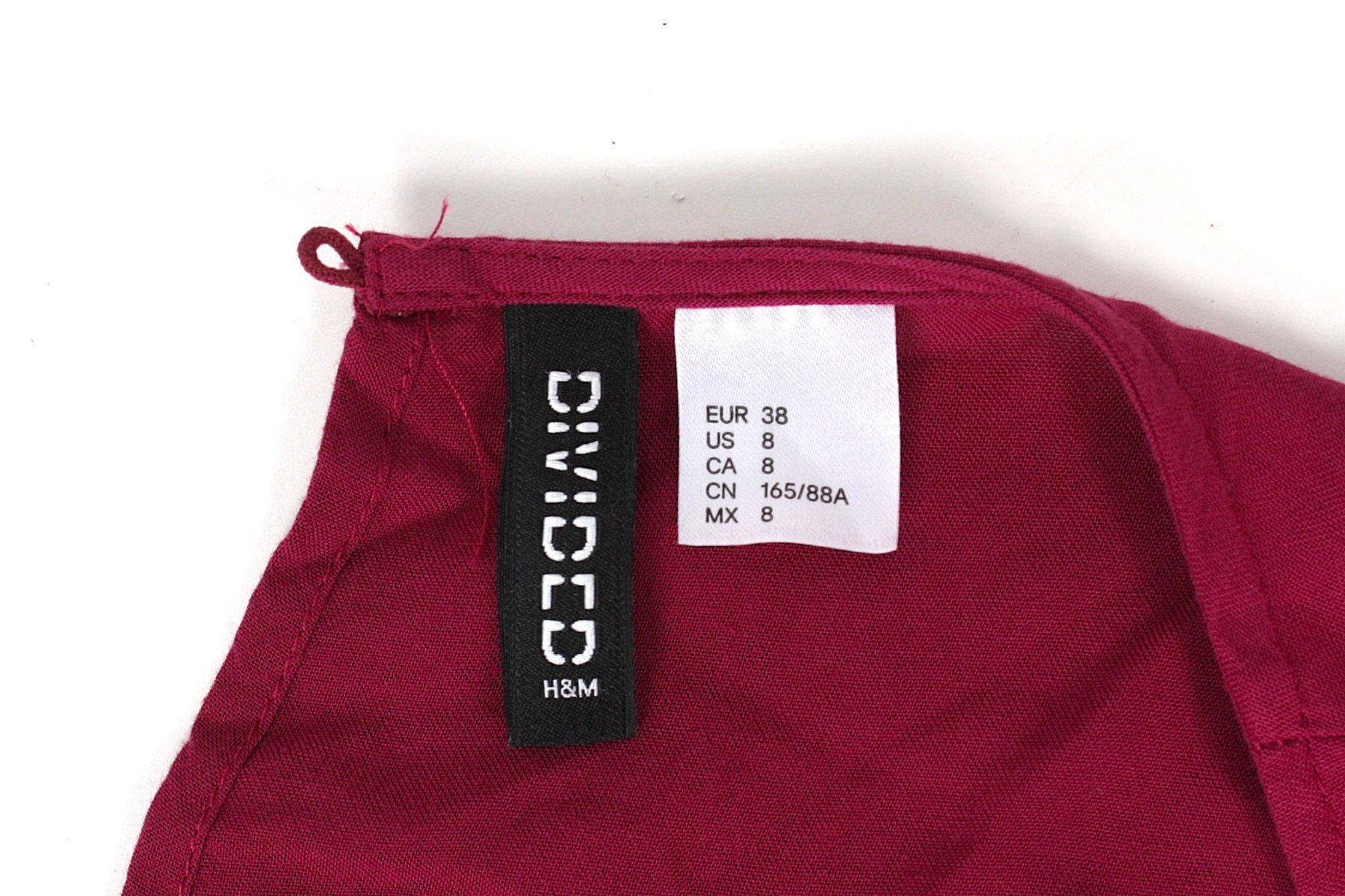 H&M Vestiti: H&M Minikleid Bordeaux – Usato da Zollikofen venduto da Restwert_Zollikofen 3