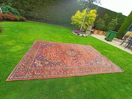 Tapis Iranien Bakhtiar 310 × 210 cm.  +/- 80 ans .