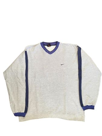 Nike Vintage Pullover | Grau | L/M | Swoosh | 90s