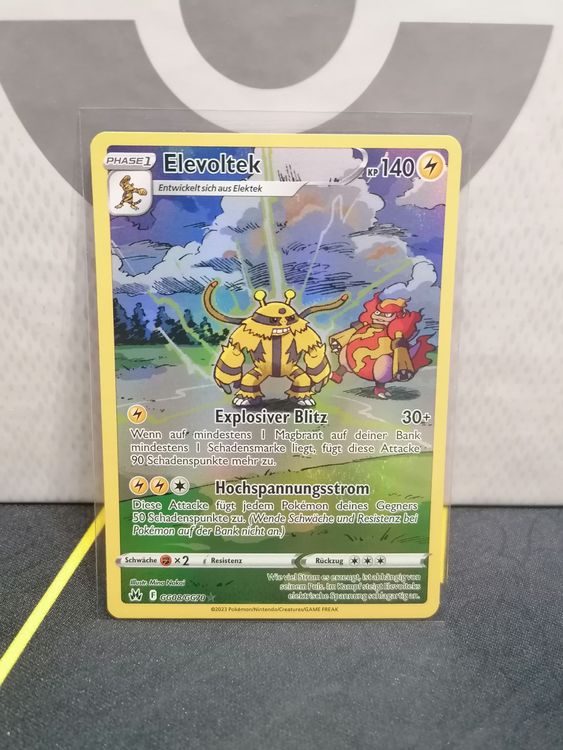 ELEVOLTEK GG08/GG70 ZENITH DER KÖNIGE POKEMON KARTE | Kaufen auf Ricardo