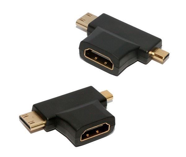 Adapter: mini/micro Adapter HDMI Buchse auf HDMImini/micro Adapter HD – Neu (gemäss Beschreibung) aus Buchs SG von myeasyshop_buchs 1