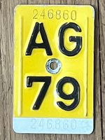 AG 79 - TÖFFLINUMMER - MOFASCHILD - PLAQUE DE MOFA - AG 79