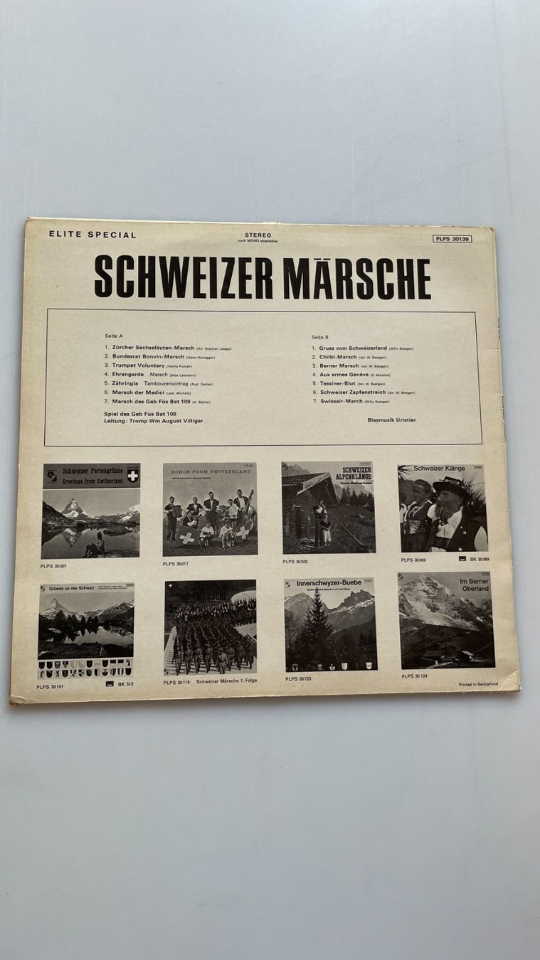 Schallplatten: SCHWEIZER MÄRSCHE - Schallplatte – Gebraucht aus Glattfelden von markweb 1