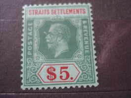 alte Marke Straits Settlement, 5 Dollar, *