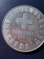 1 Silbertaler 1965 Zuerich 835er Silber 28 Gramm