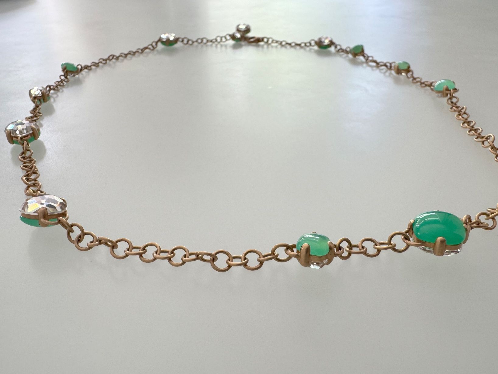 Pomellato Catenine: Long Collier Pomellato Capri en Or Rose Mat / Chrysoprases – Nuovo (secondo la descrizione) da Geneve venduto da iBest 4