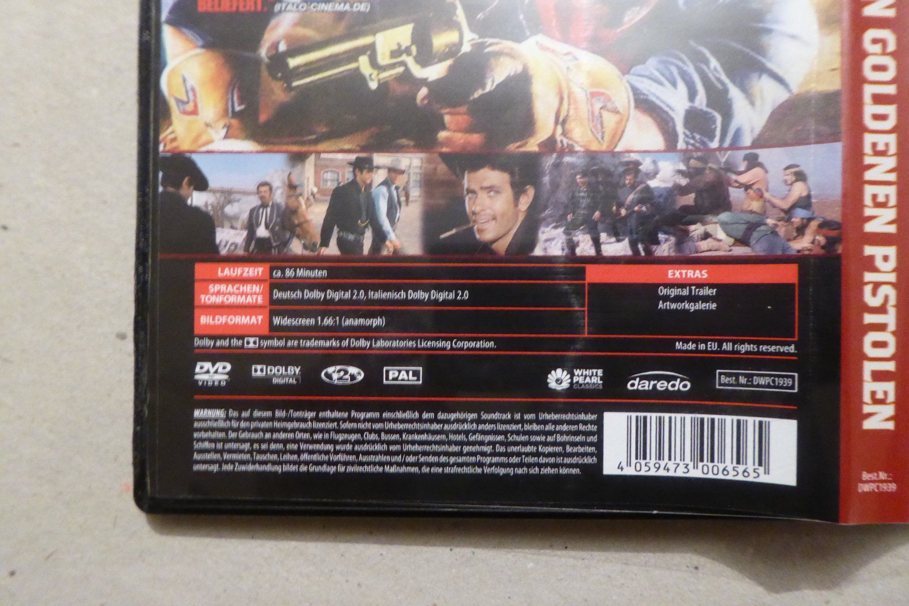 Tutti i DVDs: DVD Ringo mit den goldenen Pistolen – Usato da Allschwil venduto da Summelsarium 2