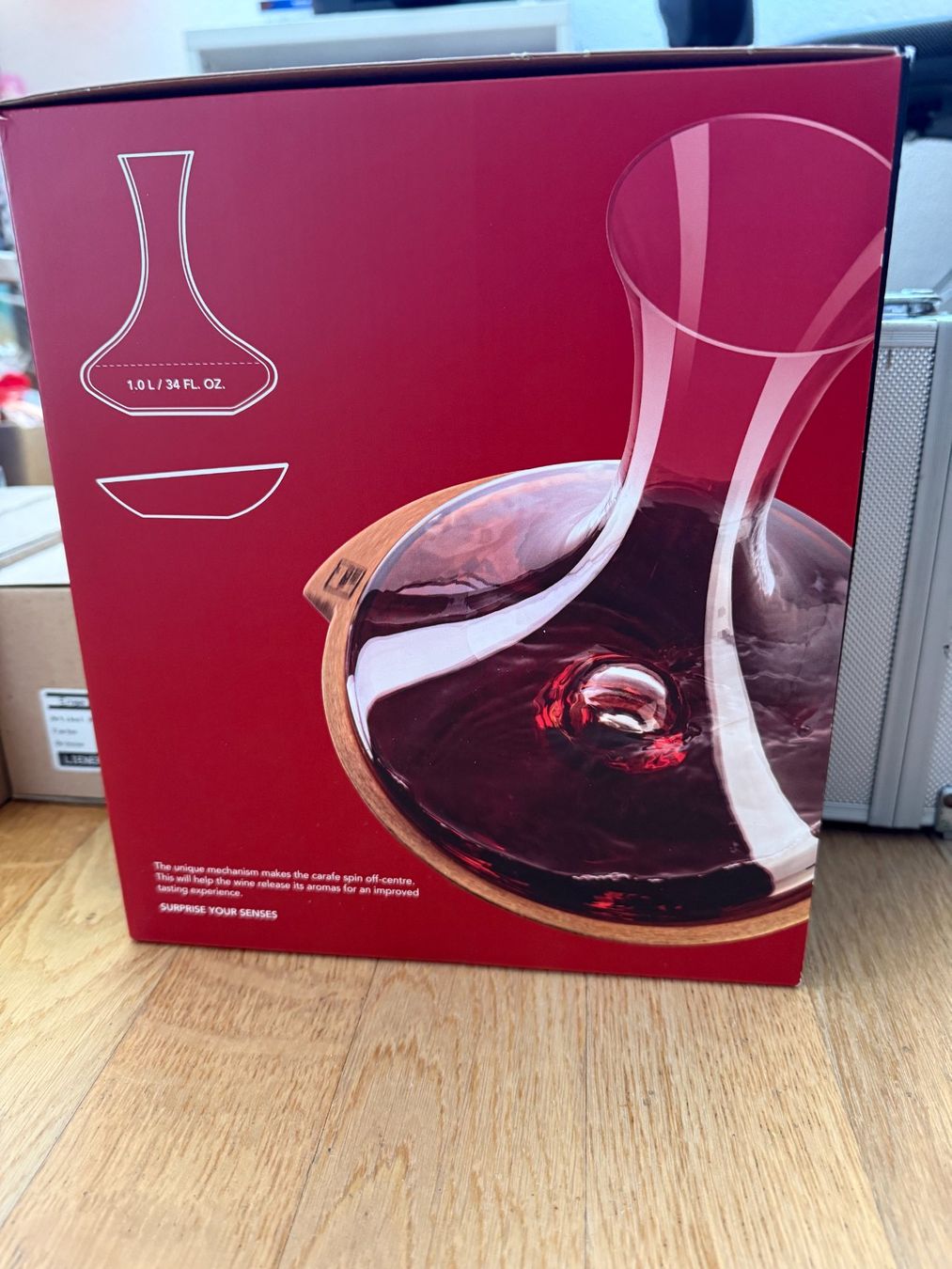 Vacu Vin Karaffen: Carafe 1 Liter Vacu Vin – Neu und originalverpackt aus Winznau von Puha2001