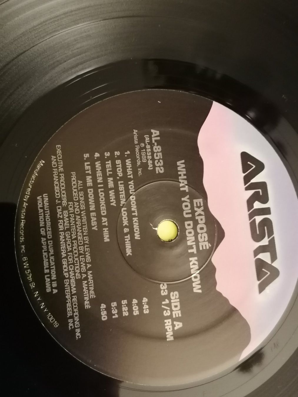 Dischi in vinile: LP - Expose - What you don't know - Vinyl – Usato da Basel venduto da vintagecollector 3