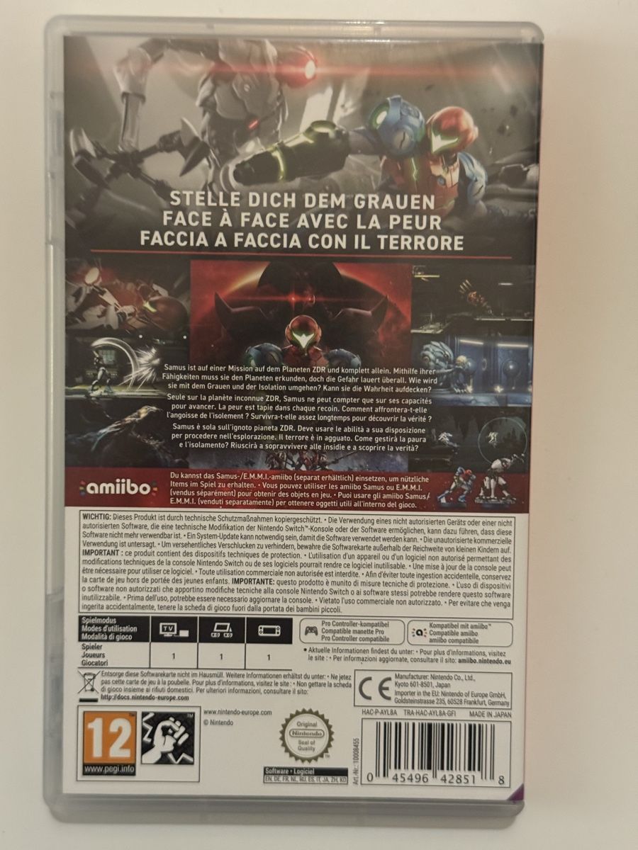 Nintendo Giochi: Metroid Dread - Nintendo Switch – Usato da Zürich venduto da jabo22 1