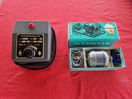 Märklin Elektromotor OVP / 1072 mit Transformator