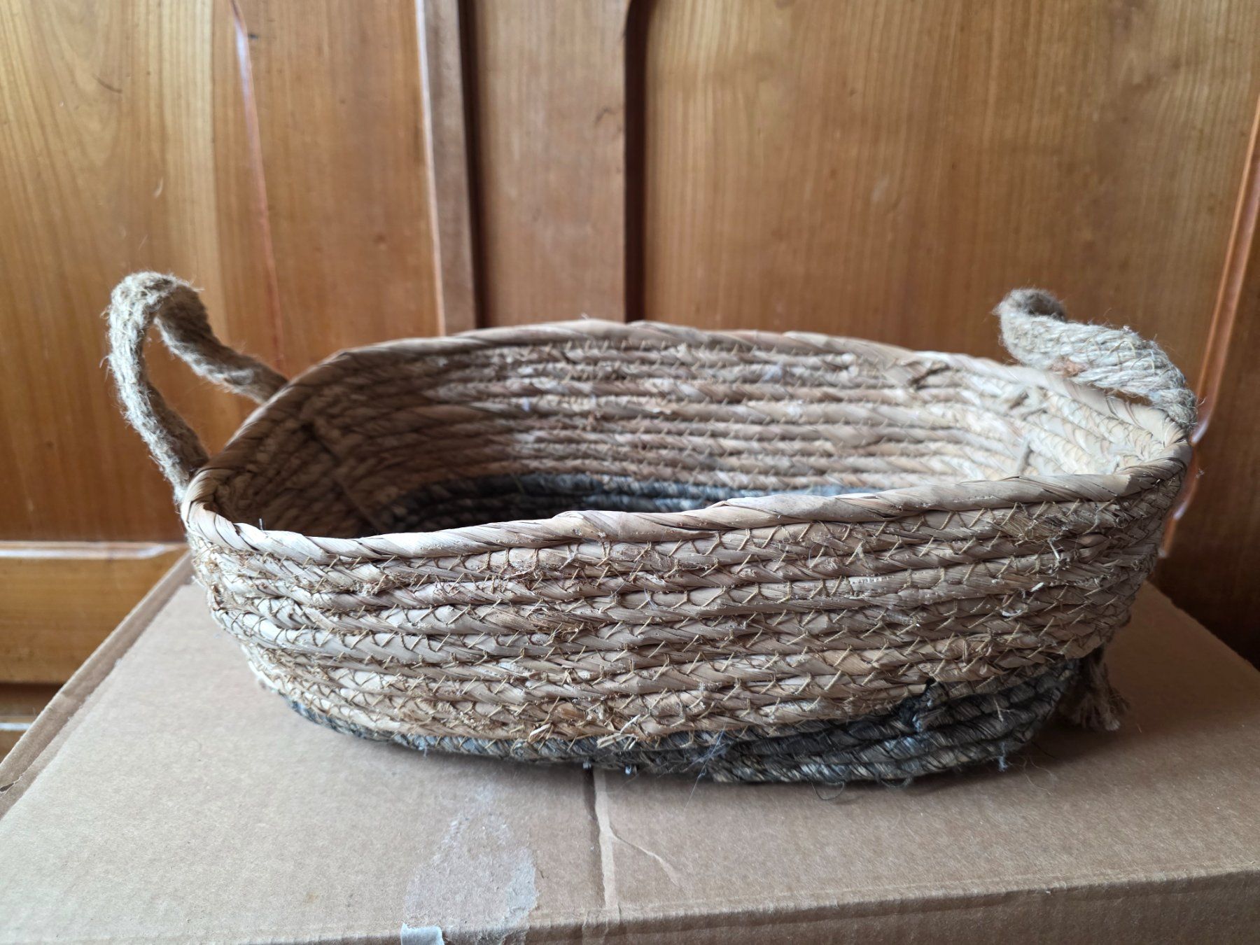 Altro per la casa: Bast Stroh Korb 34 cm x 21 cm x 14 cm – Usato da Walterswil BE venduto da Lonitti 3