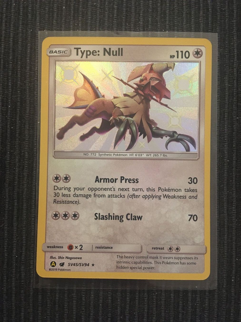 Pokémon Carte collezionabili: Pokemon Type Null Shiny Hidden Fates – Nuovo (secondo la descrizione) da Wabern venduto da Collectfun 1