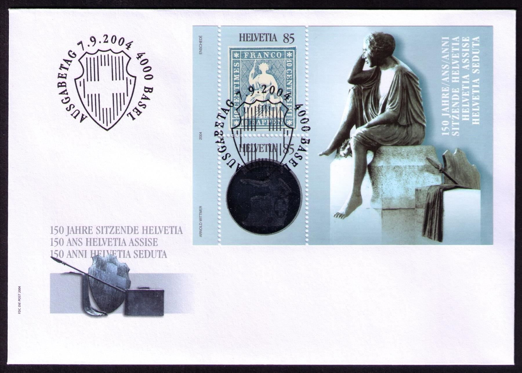 Alle Briefmarken: 2004_1129_150 Jahre STRUBEL !_FDC C6 KLEINFORMAT !! – Gebraucht aus Marthalen von Ch_quality