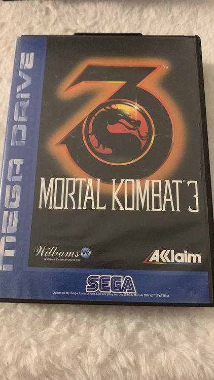 Jeu Mortal Kombat 3 Complet Pour Sega Megadrive - Avec Instructions, Bon état