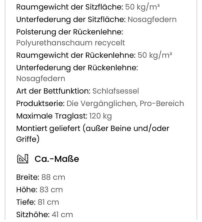 Poltrone: Schlafsofa cord, NEU – Nuovo (secondo la descrizione) da Bern venduto da Martina_Lisa 4