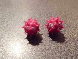 Ohrstecker Monster, lila