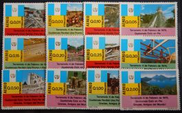 Guatemala Kat. 1020-1031 ** 1976 Kat. 20 Euro selten