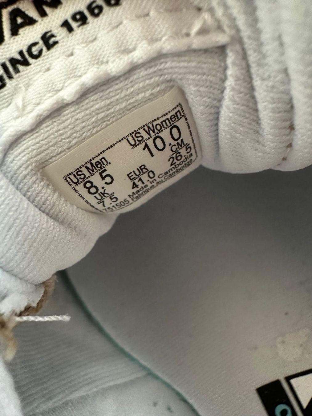 Vans Scarpe da uomo: VANS Halbschuhe Gr. 41, Beige – Usato da Sissach venduto da tapasu 4