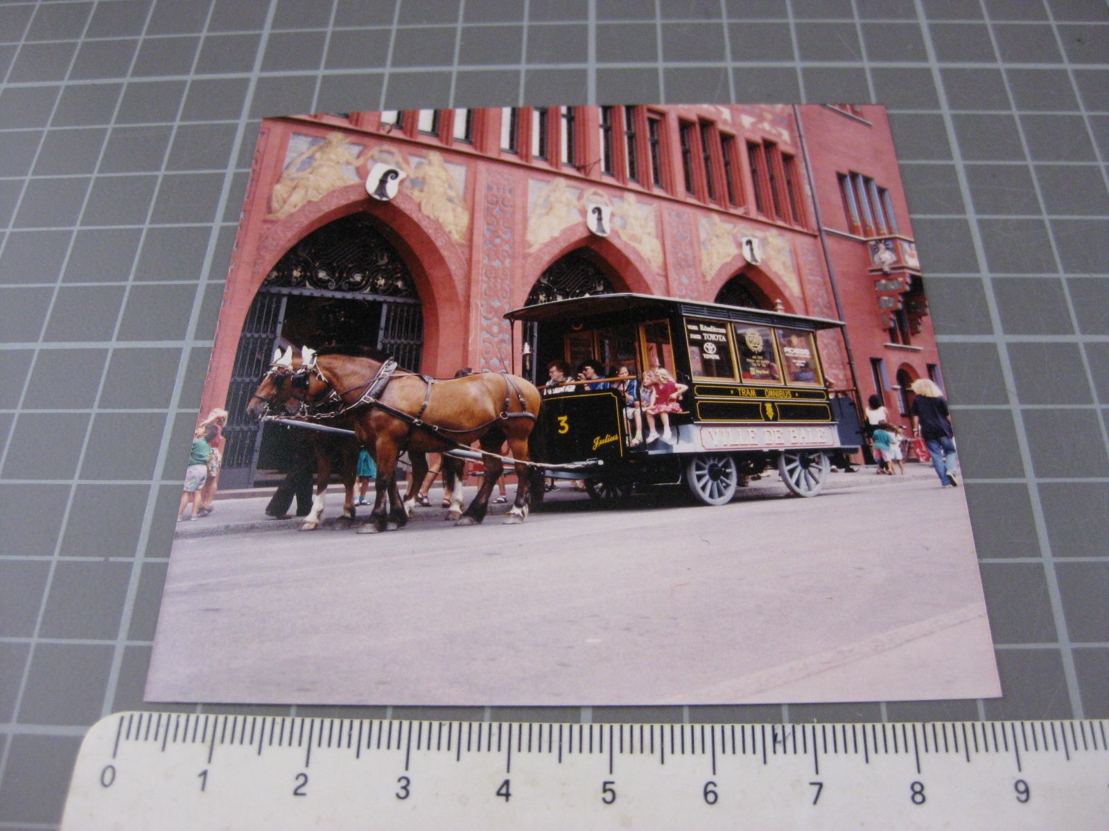 Ansichtskarten: Foto Basel mit Tram, Rösslitram – Gebraucht aus Malters von Marosko