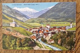 Gotthardstrasse Andermatt 1916, n. La Sallaz z. L. schmid