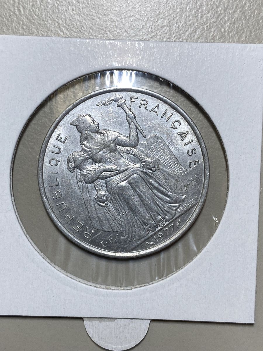 Tutti le monete: Polynésie Française - 5 francs - 1977 – Usato da Payerne venduto da Mike1682 1