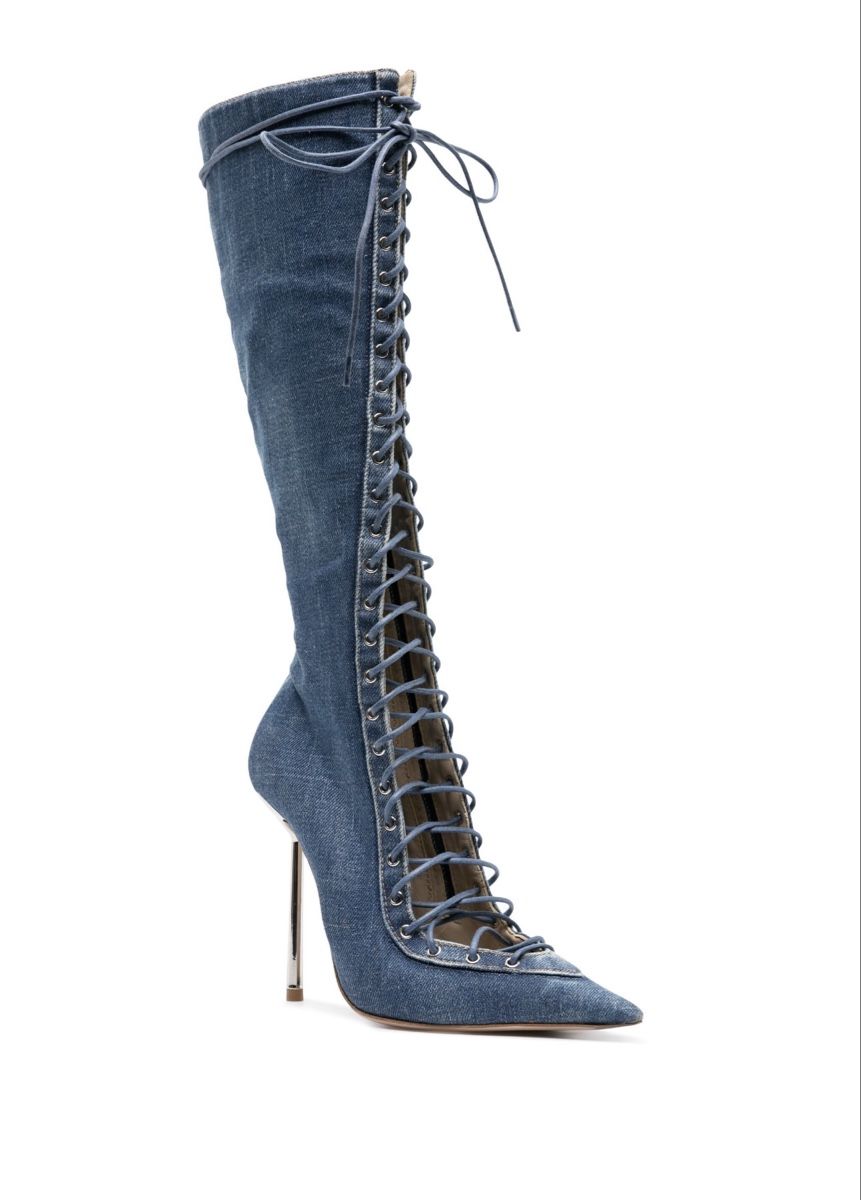 Scarpe da donna: Le Silla denim boots – Nuovo (secondo la descrizione) da Lugano venduto da Nika_amica 3