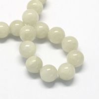 Jade natürlich rauch weiss (grünlich), 6mm, 1 Strang