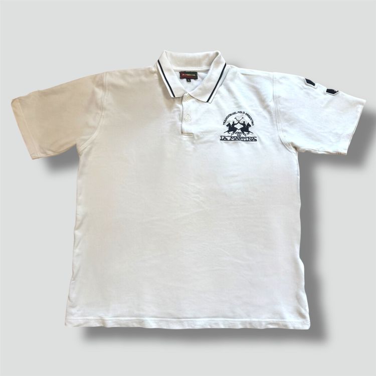 Ralph Lauren Magliette Polo: La Martina Italia classic white poloshirt Polo Ralph Lauren – Usato da Rheinfelden venduto da sourced_limited
