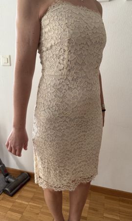Robe dentelle bustier Zara - été élégante M