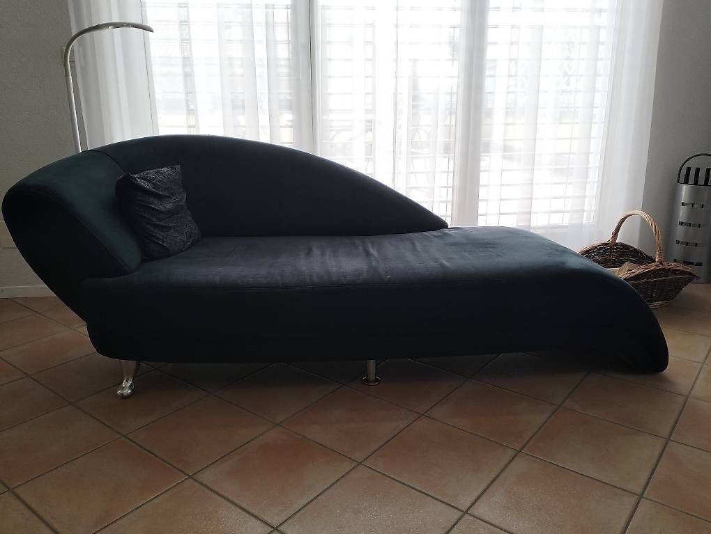 Liegen & Liegestühle: Chaiselongue, récamier, Relaxsofa Blau – Gebraucht aus Düdingen von deal001