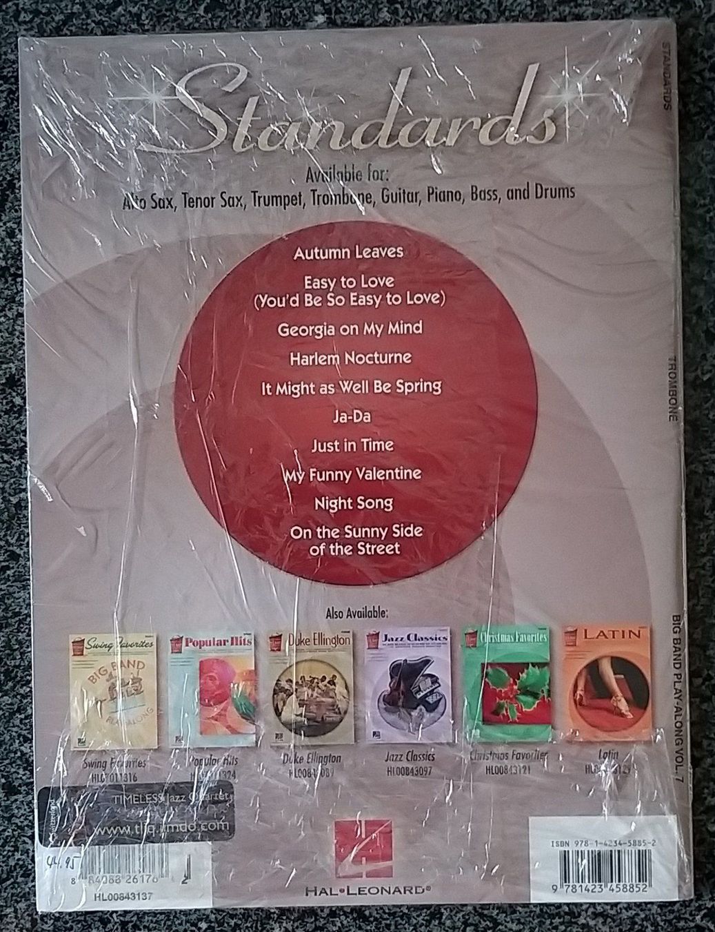 Strumenti musicali: HAL LEONARD 10 Jazz Standards Trombone PlayAlong CD – Nuovo e nell'imballaggio originale da Rotkreuz venduto da CLASAX 5