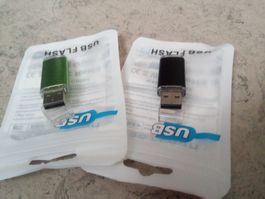 USB Speicherstick's; 2er Set, Grün/Schwarz, 2.0, 64GB