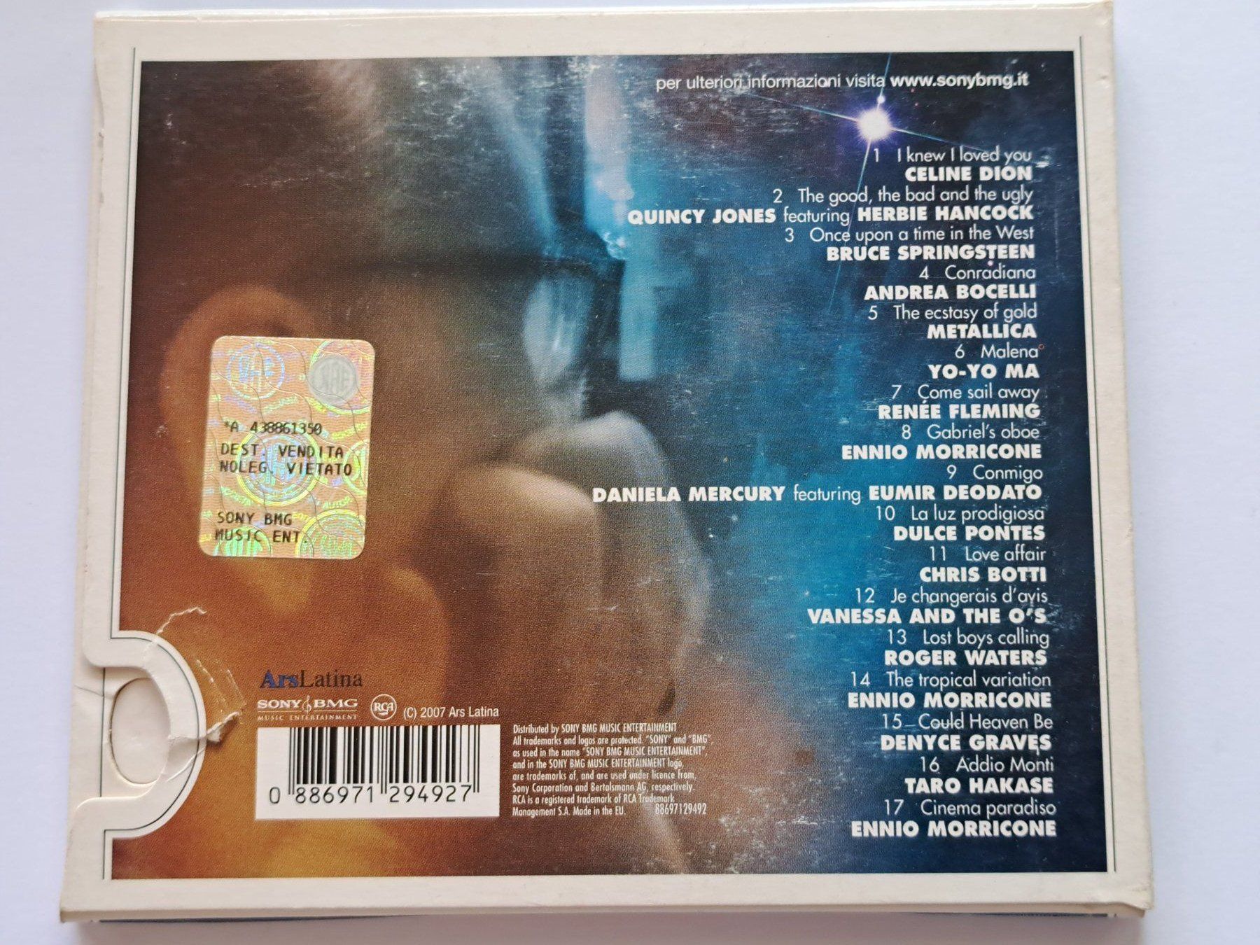 CDs: Cd We all love Ennio Morricone  – D'occasion à Pully par bro_n52j 1