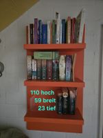 Wandregal orange 110x59x23 cm guter Zustand