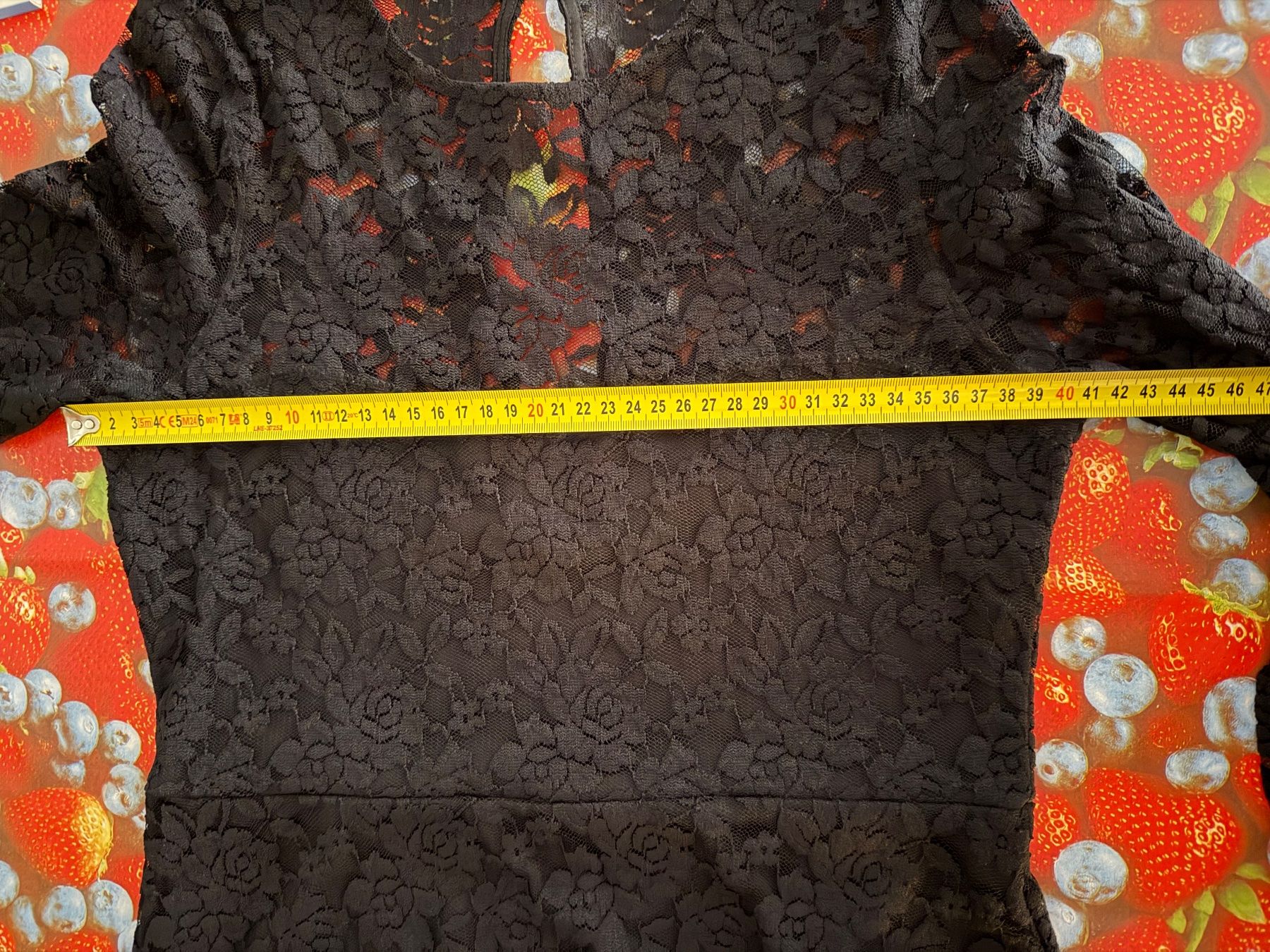 Vestiti: Schickes, kurzes Spitzenkleid, schwarz, Grösse M – Usato da Cugnasco venduto da tizianaq 4