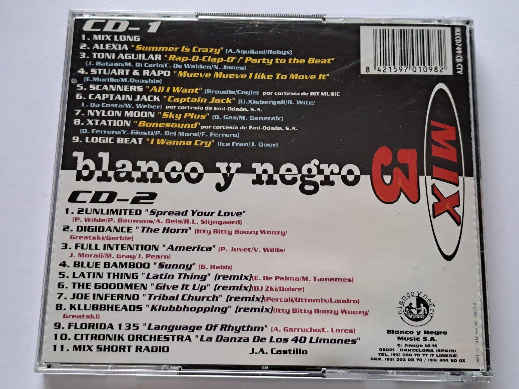CD: CDs Blanco & Negro mix 3 ( 1996 ) – Usato da Pully venduto da bro_n52j 1