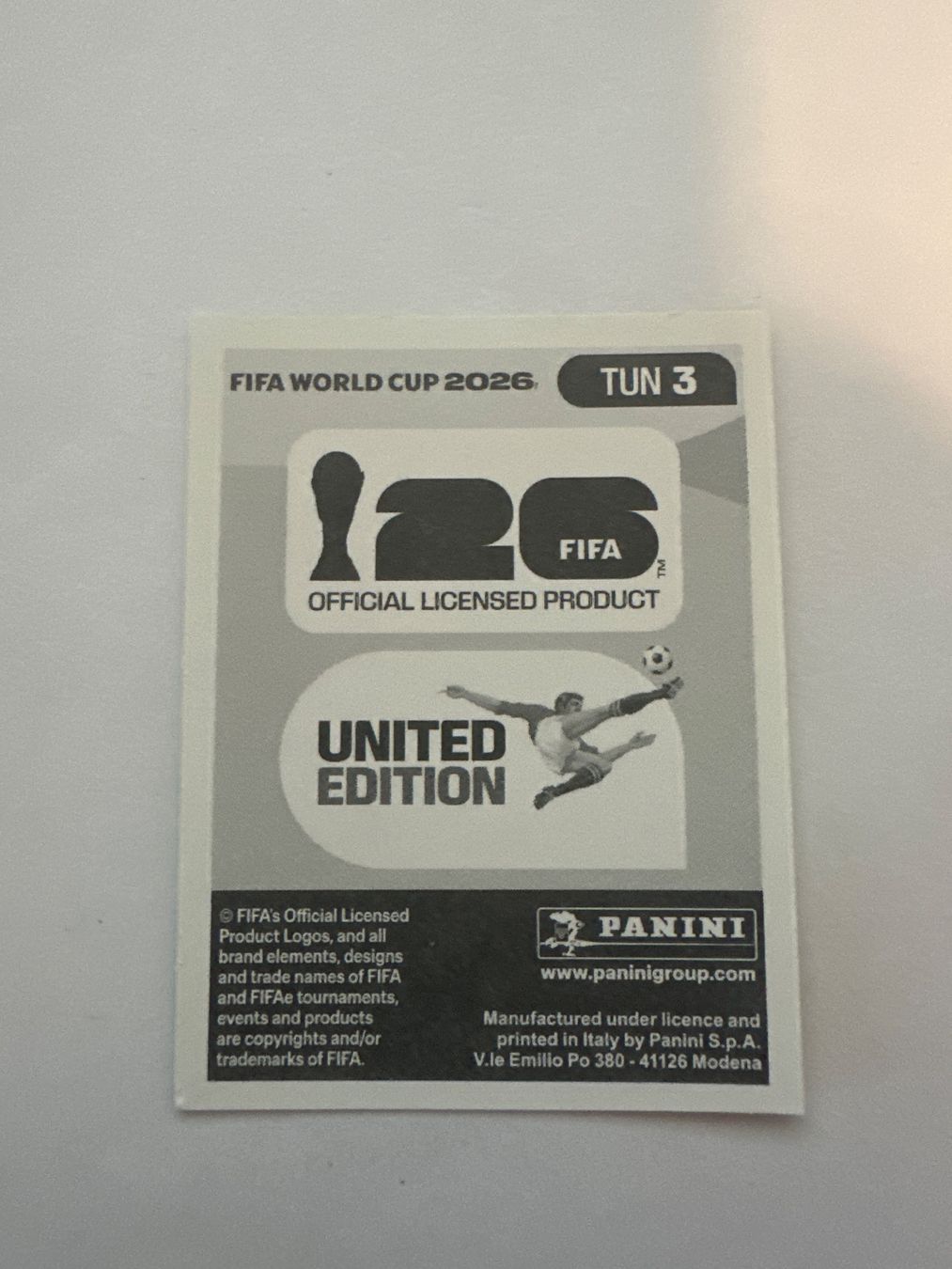 Panini Carte collezionabili: Panini FIFA WM 2026 Sticker - TUN 3 – Usato da Sulz AG venduto da DealWerk 1