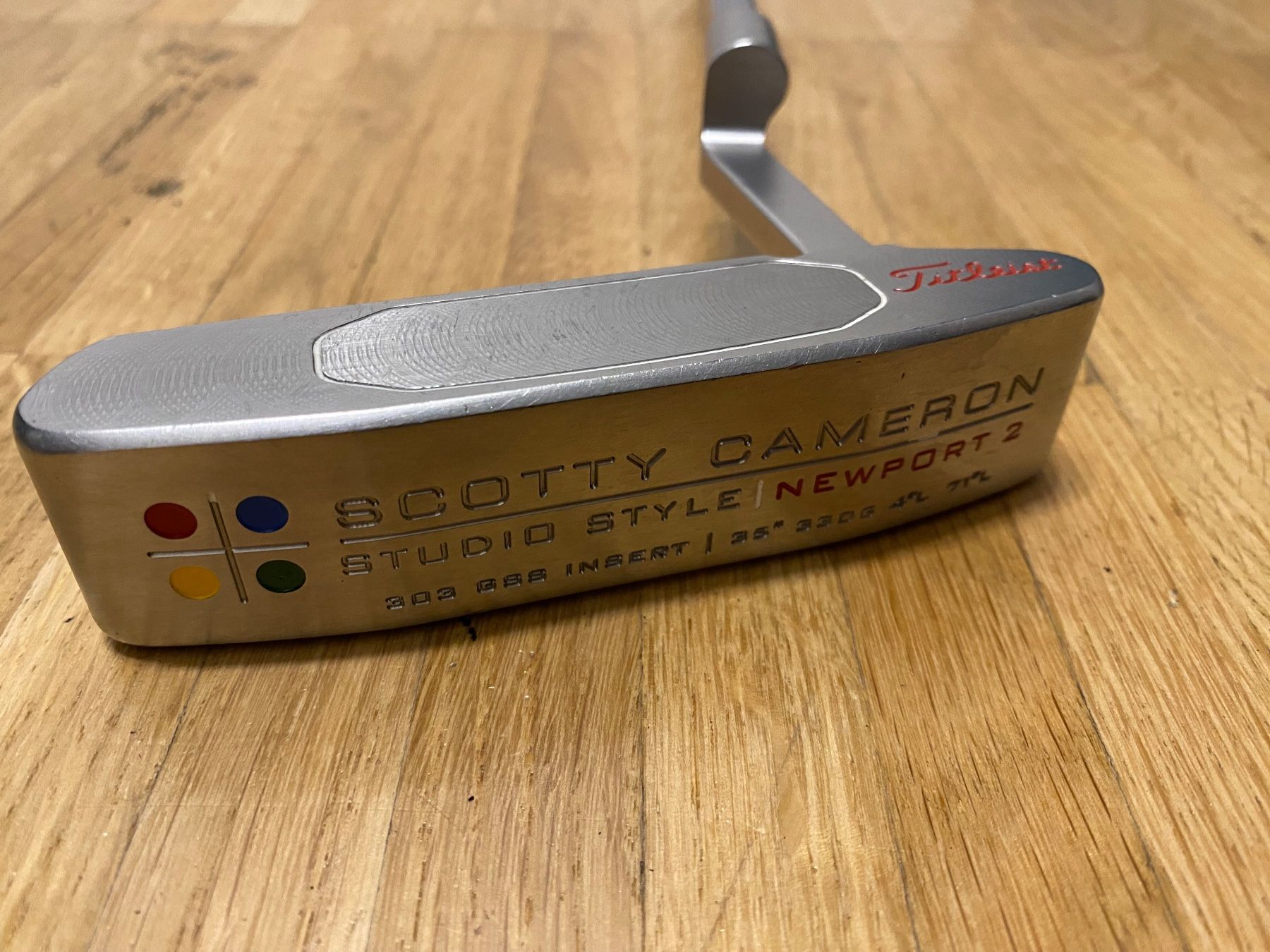 Scotty Cameron Schläger & Sets: Scotty Cameron Studio Style Newport 2 - Putter, Golf – Neu (gemäss Beschreibung) aus Rotkreuz von