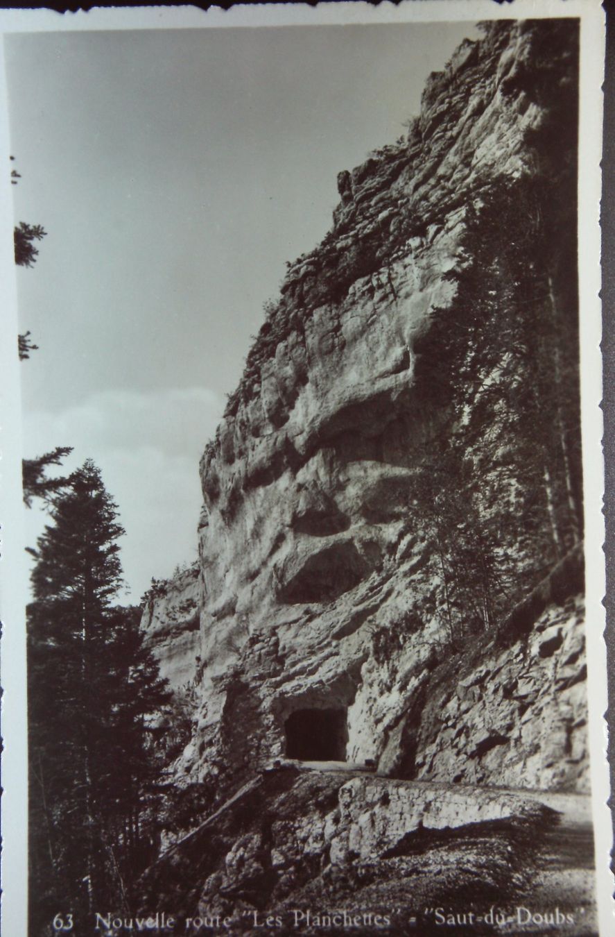 Cartoline postali: Tunnel entre les planchettes et le barrage du Chatelot – Usato da Le Locle venduto da Roger46