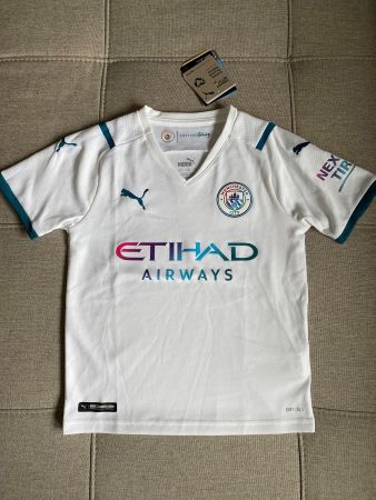 Neu & Original - Manchester City Trikot (Grösse 7-8 Jahre)