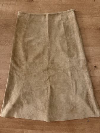 Exklusiver 100% echter Leder Rock